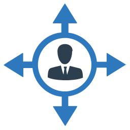 Businessman Direction Directions Icon