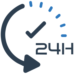 24 hour service  Icon