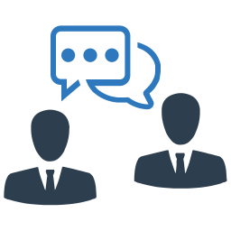 Business conversation  Icon