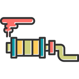 배기 파이프  아이콘