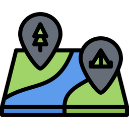 Camping Location  Icon