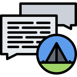 Camping Talk  Icon