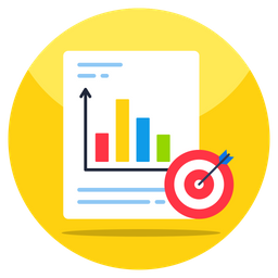 Business Report Target  Icon