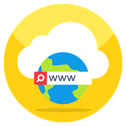 Cloud Browser  Icon