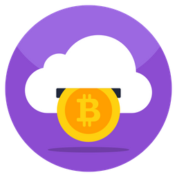 Cloud Bitcoin  Icon