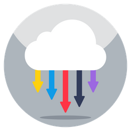 Cloud Arrows  Icon