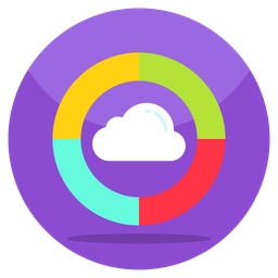 Cloud Analytics  Icon