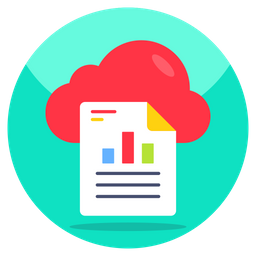 Cloud Business Report  Icon