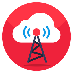 Cloud Antenna  Icon