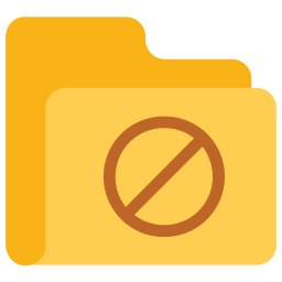 Block folder  Icon