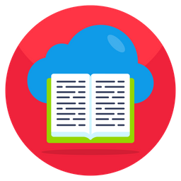 Cloud Book  Icon