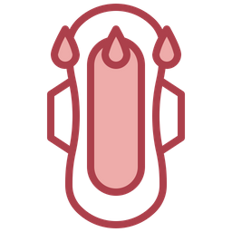 Large Sanitary Pad  Icon