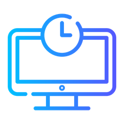 Computer Time  Icon