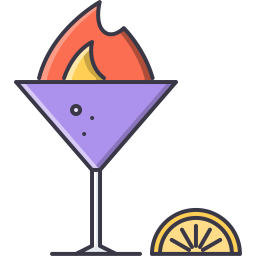 Fire glass  Icon