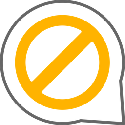 Ban Message  Icon