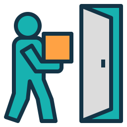 Door to door delivery  Icon