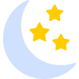 Crescent moon  Icon