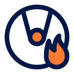 Burning Cd  Icon