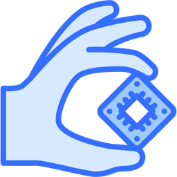 Chip In Hand  Icon