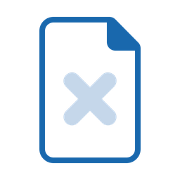 Delete File  Icon