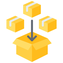 Combining Parcel  Icon