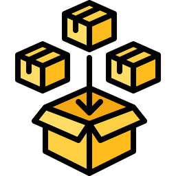 Combining Parcel  Icon