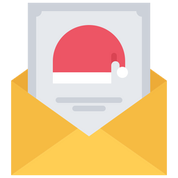 Christmas Invitation Card  Icon