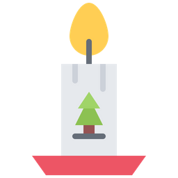 Christmas Candle  Icon