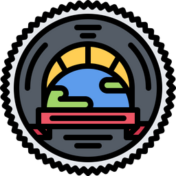 Planet Stamp  Icon