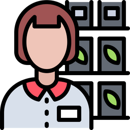 Female Tea Consultant  Icon