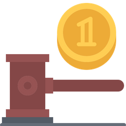 Coin Auction  Icon