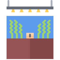 수족관 그릇  아이콘