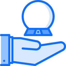 Crystal Ball Hand  Icon