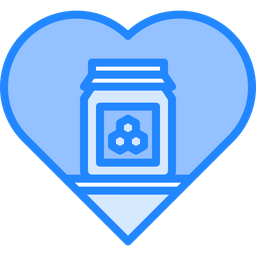 Apiary Jar Heart  Icon