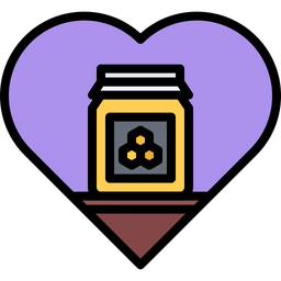 Apiary Jar Heart  Icon