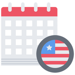 American Calendar  Icon