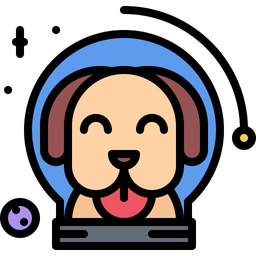 Astronaut Dog  Icon