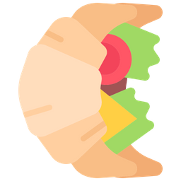 Croissant Sandwich  Icon