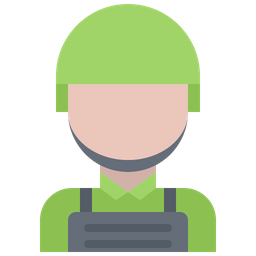 Male Soldier  Icon