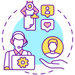 Marketplace customer support  Icon