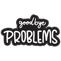 Goodbye problems sticker  Icon