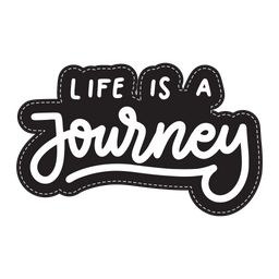 Life is a journey sticker  Icon