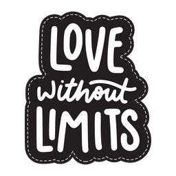 Love without limits sticker  Icon