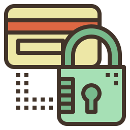 Lock credit card  Icon