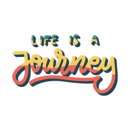 Life is a journey sticker  Icon