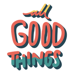 All good thinks sticker  Icon