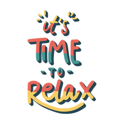 It's time to relax sticker  Icon