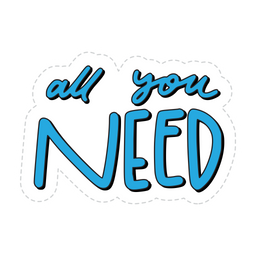 All you need sticker  Icon