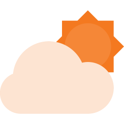 Cloud behind sun  Icon