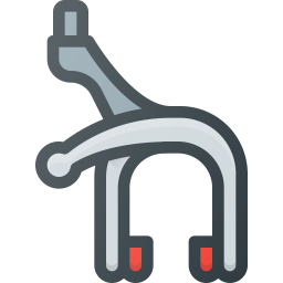 Fahrrad-Bremssattel  Symbol